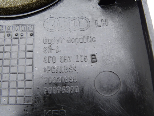 Oryginalna Lewa Osłona Konsoli Przód Audi A6 C6 (4F0857085B) | PARTLE.COM - zdjęcie 3 z 3