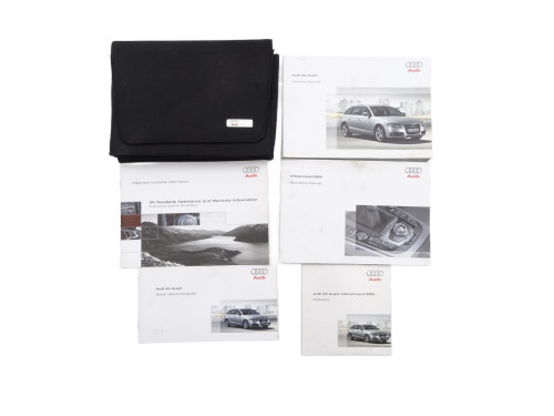 INSTRUKCJA OBSŁUGI KOMPLET KSIĄŻKA Audi A4 B8 - przód