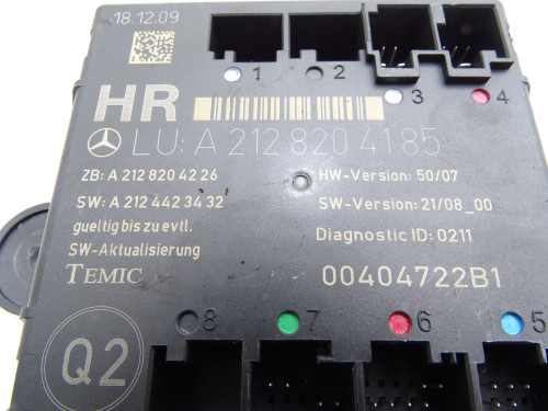 MODUŁ DRZWI PRAWY TYŁ A2128204185 Mercedes W204 - Oryginał PARTLE.COM - zdjęcie 3 z 3