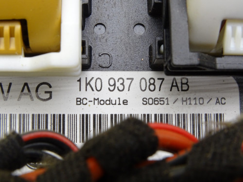 MODUŁ STEROWNIK KOMFORTU 1KO937087AB Skoda Superb II 2.0 TDI | Używany Oryginał | PARTLE.COM - zdjęcie 5 z 5