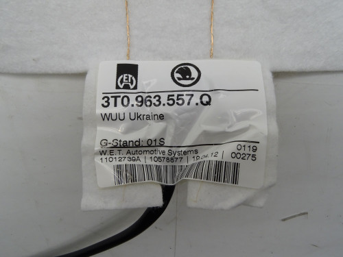 Oryginalna Mata Grzewcza Prawego Przedniego Fotela Skoda Superb II 3T0963557Q - PARTLE.COM - zdjęcie 3 z 3