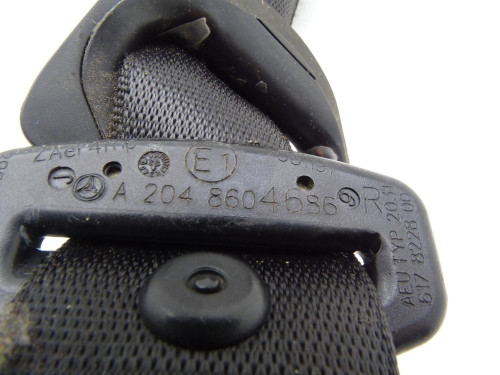 PAS BEZPIECZEŃSTWA PRZEDNI PRAWY A2048604686 Mercedes C180 W204 LIFT | PARTLE.COM - zdjęcie 3 z 3