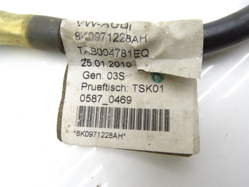 MINUS PRZEWÓD AKUMULATORA KABEL 8K0971228 Audi A5 8T 2.0 TFSI LIFT | PARTLE.COM - zdjęcie 3 z 3