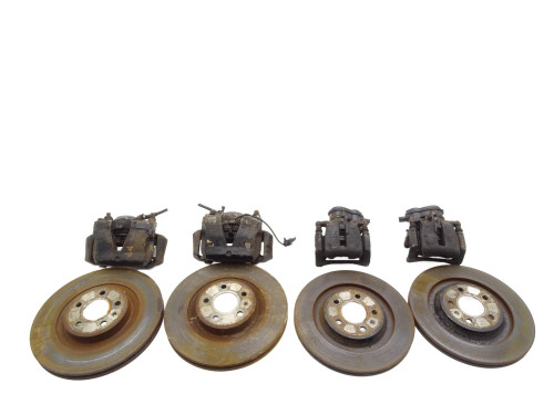 KOMPLET ZACISK PRZÓD TYŁ PRAWY LEWY PRAWA LEWA TARCZE 8T0106F Audi S5 8T - przód