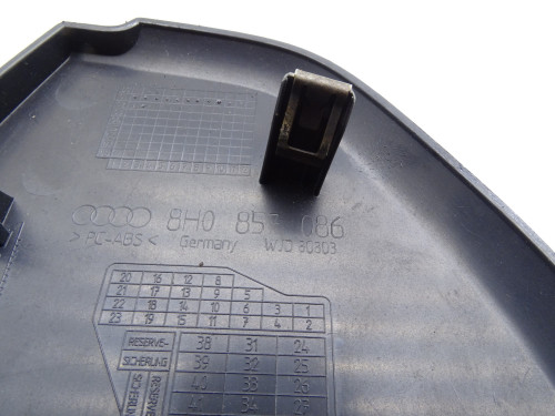 Oryginalne Boczne Listwy Ozdobne Deski Rozdzielczej 8H0857086 Audi A4 B6 Cabrio | PARTLE.COM - zdjęcie 3 z 3