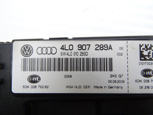 Używany Moduł Komfortu Sterownik Komputer 4L0907289A Audi Q7 3.0 TDI | PARTLE.COM - nr części