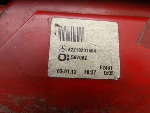 Lampa Prawa Tylna LED Mercedes W221 Lift A2218201464 - Oryginał PARTLE.COM - zdjęcie 10 z 10