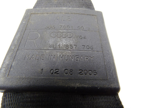 Prawy Przedni Pas Bezpieczeństwa Audi Q7 4L (4L1857706) - Oryginał PARTLE.COM - data produkcji