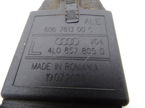 PAS BEZPIECZEŃSTWA LEWY TYŁ 4L0857805G Audi Q7 4L - Używany Oryginał | PARTLE.COM - data produkcji