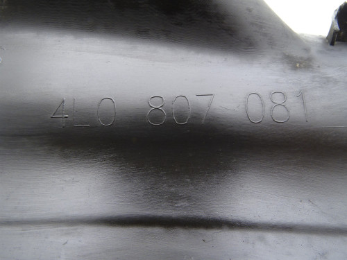 Osłona Pasa Przedniego Audi Q7 4L (4L0807081) - Oryginał Używany | PARTLE.COM - nr części