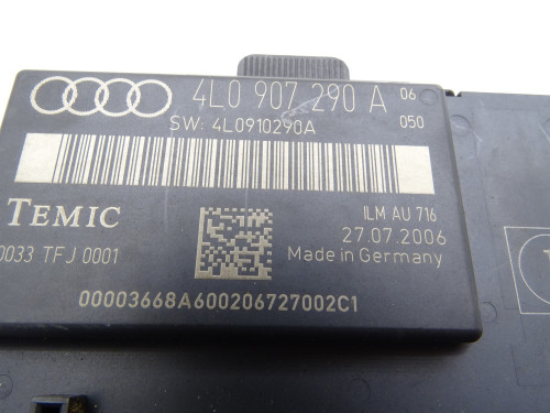 MODUŁ KOMFORTU STEROWNIK KOSTKA KOMPUTER 4L0907290A Audi Q7 4L - Używane Oryginalne Części PARTLE.COM - nr części