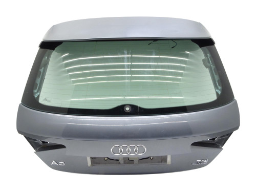 KLAPA BAGAŻNIKA SZYBA TYŁ TYLNA LOTKA SPOILER LX7R 8V3827338 Audi A3 8V 3D - przód