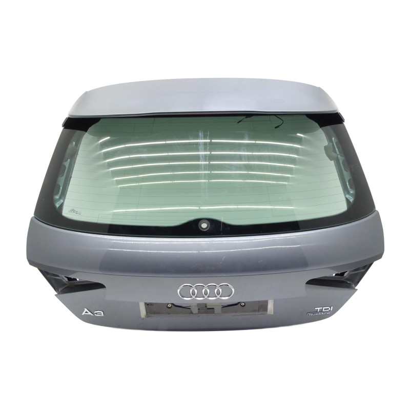 Oryginalna Klapa Bagażnika Szyba Tył Tylna Lotka Spoiler Audi A3 8V 3D LX7R 8V3827338 | PARTLE.COM - przód