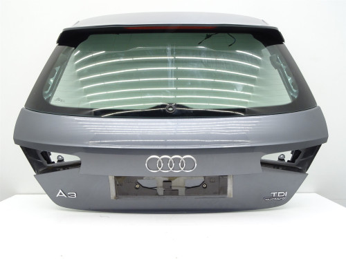 Oryginalna Klapa Bagażnika Szyba Tył Tylna Lotka Spoiler Audi A3 8V 3D LX7R 8V3827338 | PARTLE.COM - z szybą 1