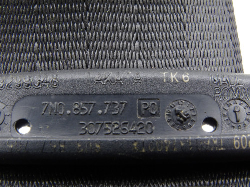 Pas Bezpieczeństwa Lewy Przód Audi A3 8V (7N0857737) - Oryginał | PARTLE.COM - numer części