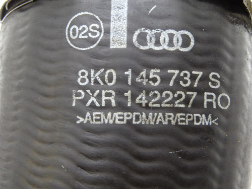 Przewód Intercoolera 8K0145737S Audi A4 B8 1.8 TFSI - Używany Oryginał PARTLE.COM - numer części