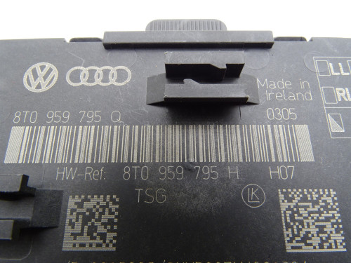 MODUŁ STEROWNIK DRZWI PRAWY LEWY TYŁ 8T0959795H Audi A4 B8 LIFT - PARTLE.COM - nr części