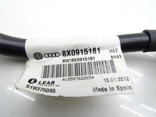 Oryginalna Klema Pirotechniczna Minusowa 8X0915181 Audi A6 C7 2.0 TDI - PARTLE.COM - nr części
