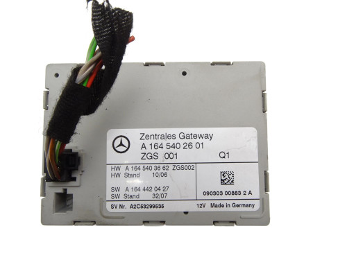 MODUŁ STEROWNIK ZGW GATEWAY ZGS KOSTKA A1645402601 Mercedes ML W164 - przód