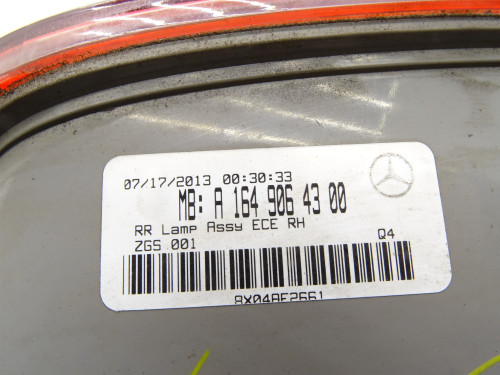 Lampa Prawy Tył LED Mercedes ML W164 Lift A1649064300 - Używana Oryginalna | PARTLE.COM - numer części 2