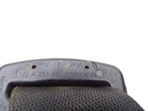 PAS BEZPIECZEŃSTWA NAPINACZ PRAWY PRZÓD A2518601086 Mercedes ML W164 Lift | PARTLE.COM - numer części