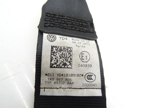 Pas Bezpieczeństwa Tylny Lewy VW Scirocco III 1K8 (Oryginał) - PARTLE.COM - numer części