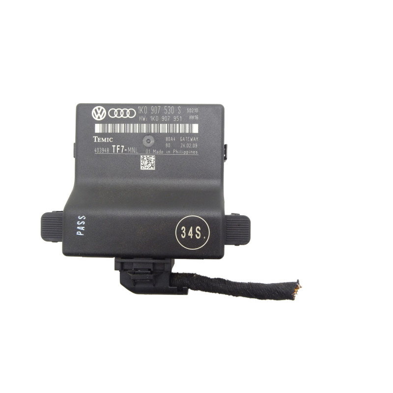 Używany Moduł Gateway 1K0907530S Audi TT 8J - Oryginał PARTLE.COM - przód