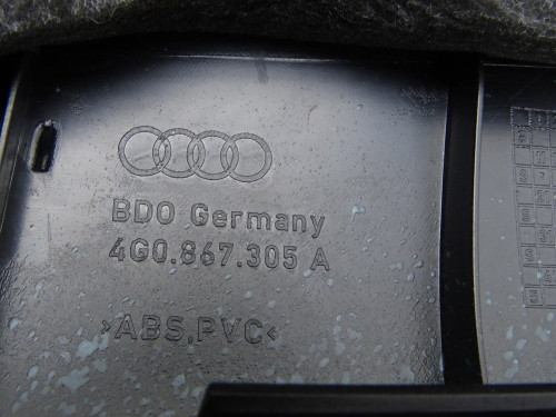 Oryginalny Boczek Drzwi Lewy Tył Audi A6 C7 4G Tapicerka 4G0867305A - PARTLE.COM - nr części