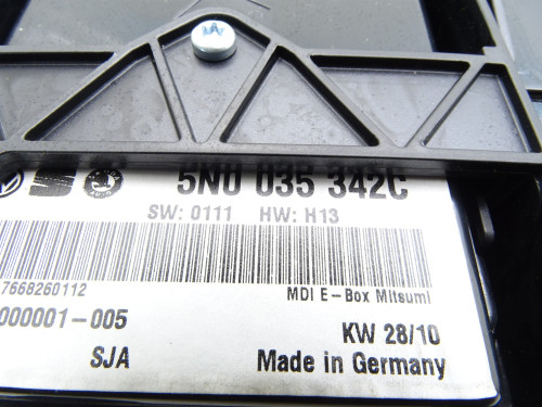 MODUŁ INTERFACE GNIAZDO 5N0035341D VW Scirocco III 1K8 - Oryginalna Część Używana | PARTLE.COM - nr części 2