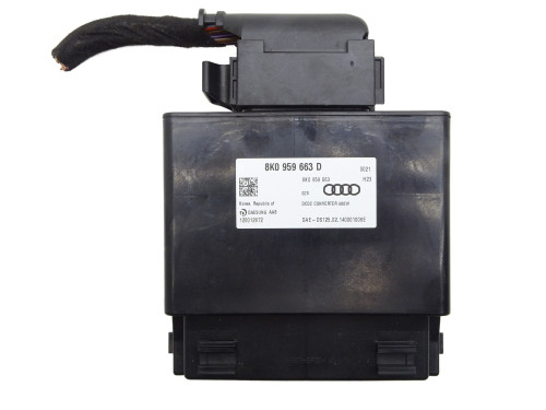MODUŁ STEROWNIK STABILIZATOR NAPIĘCIA KOSTKA 8K0959663D Audi A6 C7 4G - przód
