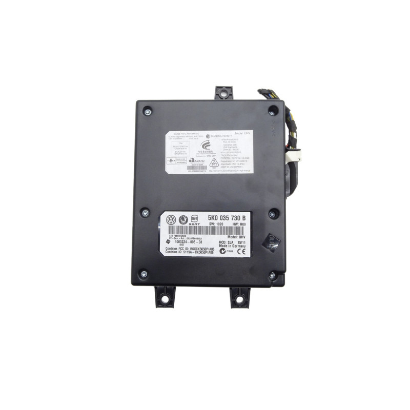 MODUŁ STEROWNIK BLUETOOTH 5K0035730B VW Passat B7 2.0 TDI - PARTLE.COM - przód