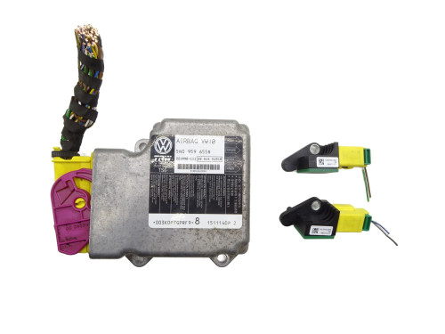 MODUŁ STEROWNIK SENSOR AIRBAG PODUSZEK CZUJNIK KOST 5N0959655R VW Passat B7 - przód