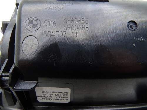 Używana Popielniczka z Kratką Nawiewu Tylną do BMW E93 Cabrio - PARTLE.COM - nr części