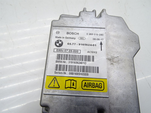 MODUŁ SENSOR AIRBAG 9165624 BMW E93 Cabrio - Używane Oryginalne Części PARTLE.COM - numer części