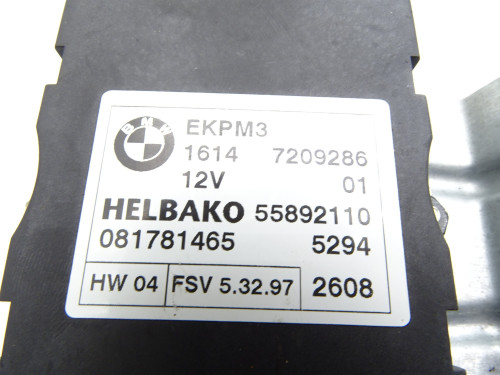 Sterownik pompy paliwa 7209286 BMW 325i E93 Cabrio 3.0 - PARTLE.COM - moduł pompy paliwa