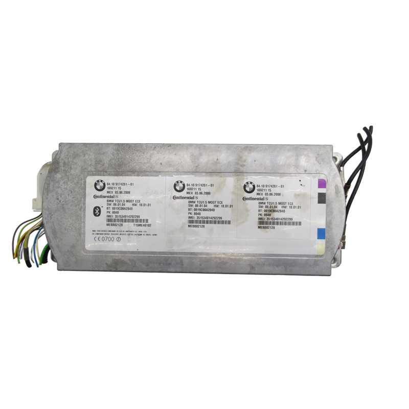 MODUŁ STEROWNIK BLUETOOTH 9174261 BMW E90 E91 E92 E93 - Używane Oryginalne Części PARTLE.COM - przód