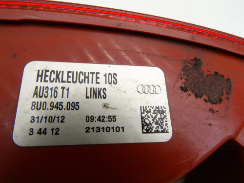 LAMPA LEWA TYLNA ZDERZAKA AUDI Q3 8U 11-18 ORYGINALNA PARTLE.COM - numer części