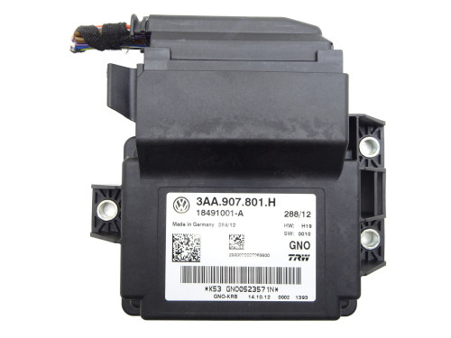 MODUŁ STEROWNIK HAMULCA RĘCZNEGO KOSTKA 3AA907801H Audi Q3 8U 11-18R - przód 1