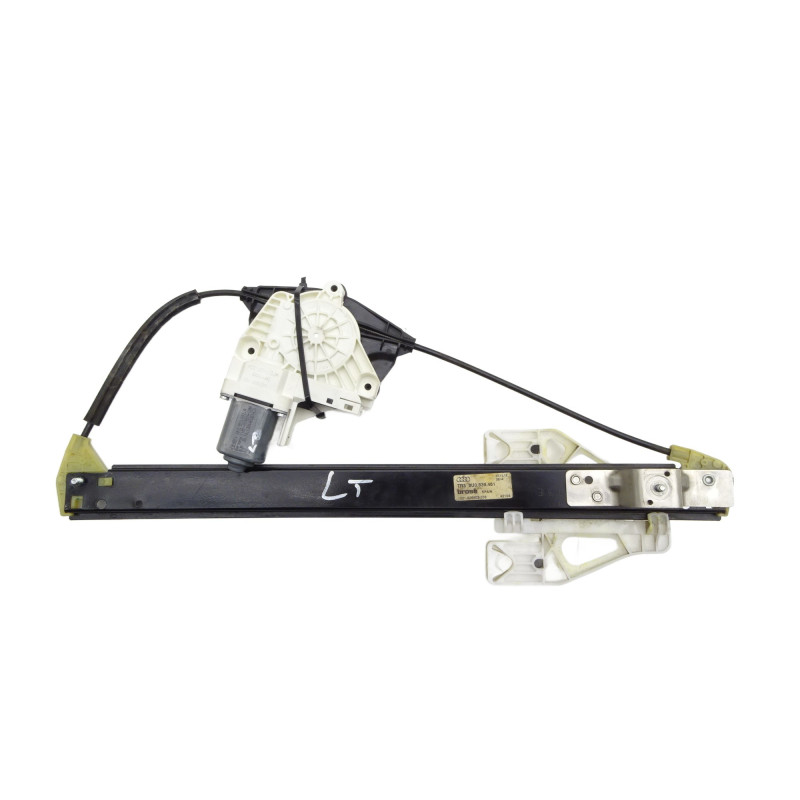 PARTLE.COM: Mechanizm szyby lewy tył Audi Q3 8U 11-18 (8U0839461) - Używany Oryginał - przód