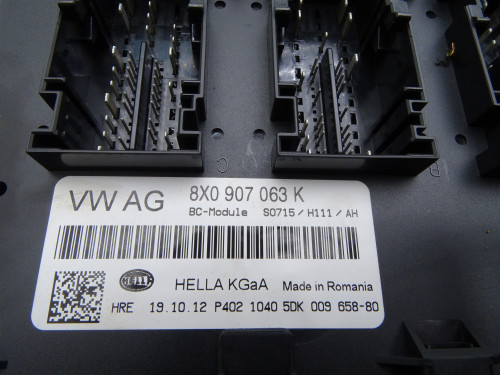 MODUŁ KOMFORTU 8X0907063K Audi Q3 8U 2.0 TDI - Używane Oryginalne Części PARTLE.COM - nr części