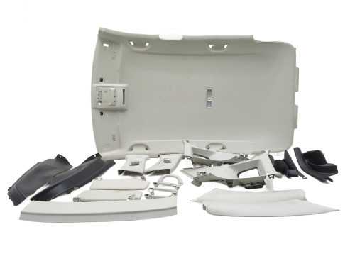 KOMPLETNA PODSUFITKA OSŁONA SŁUPKA DASZKI LAMPKA 5N0867501DL Tiguan I 5N FL - przód