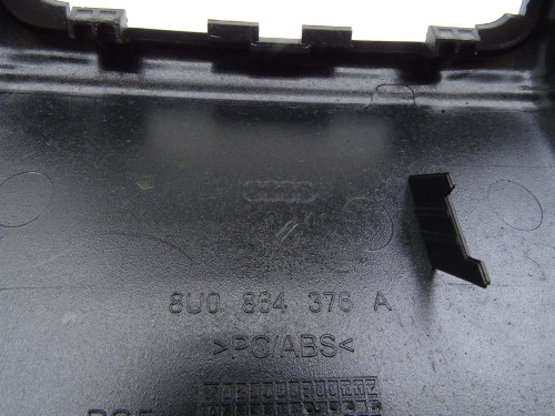 OSŁONA TUNELU TYŁ ZAPALNICZKA GNIAZDO 8U0864376A Audi Q3 8U 11-18R - PARTLE.COM - nr części