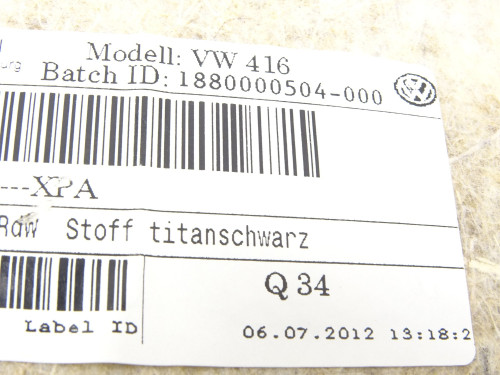 Boczek drzwi prawy tył VW Tiguan I 5N LIFT - Oryginalna część PARTLE.COM - tapicerka