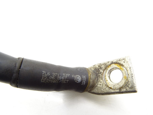 Klema minusowa przewód 7L6971537A Audi Q7 4L 3.0 TDI - Oryginalne części używane PARTLE.COM - zdjęcie 3 z 3