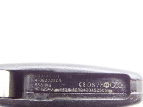 KLUCZYK PILOT SCYZORYK 868MHz 4F0837220R do Audi Q7 4L 3.0 TDI - PARTLE.COM - numer części