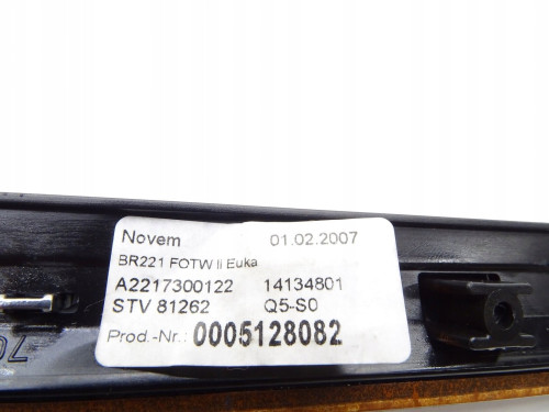 Listwa Drewniana Dekoracyjna Lewa Tylna Mercedes S W221 - Oryginał PARTLE.COM - zdjęcie 9 z 9