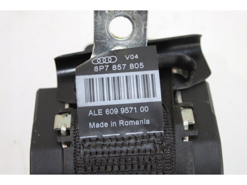 PAS BEZPIECZEŃSTWA TYŁ AUDI A3 8P CABRIO Oryginał | PARTLE.COM - zdjęcie 3 z 4