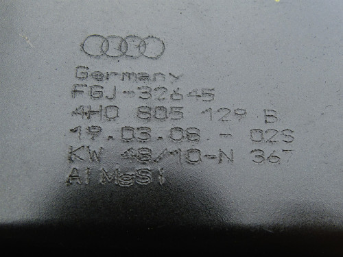 Strefa zgniotu lewa przód Audi A8 D4 4H 4H0805129B oryginalna część używana PARTLE.COM - zdjęcie 7 z 7