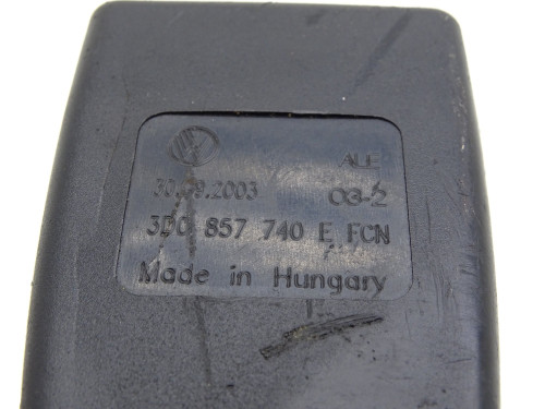 Klamra Pasa Tylnego Prawego VW Phaeton 3D0857740E Oryginał - PARTLE.COM - zdjęcie 4 z 4