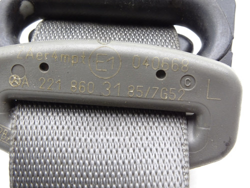 PAS BEZPIECZEŃSTWA LEWY PRZÓD NAPINACZ MERCEDES S320 W221 A2218603185 | PARTLE.COM - zdjęcie 6 z 6